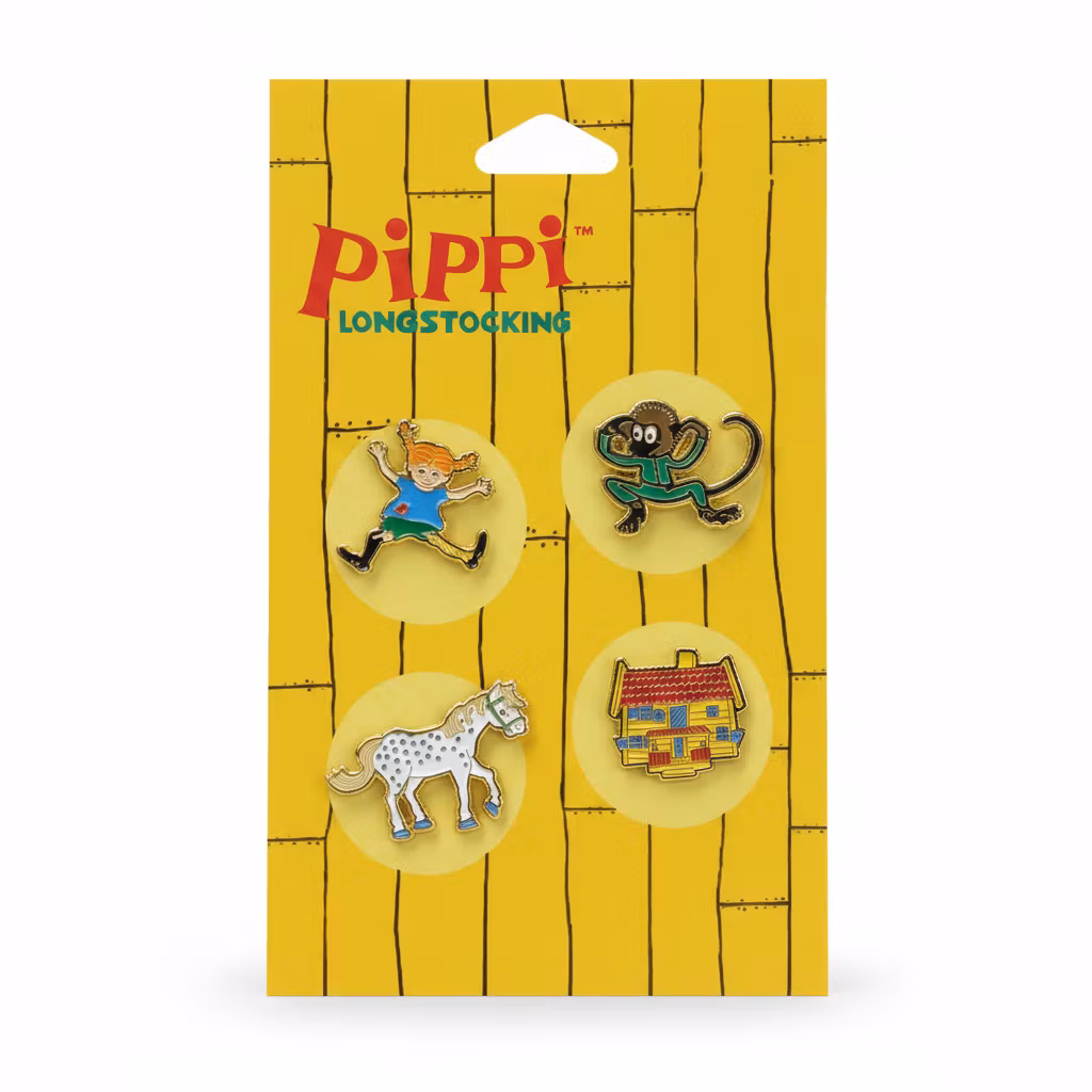 Pin Pippi, set om 4