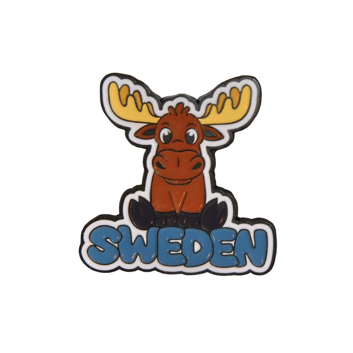 Magnet Sweden färgglad älg