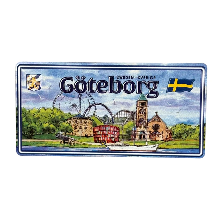 Magnet registreringsskylt Göteborg