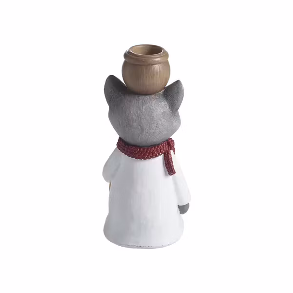 Ljusstake Katt, Snögubbe