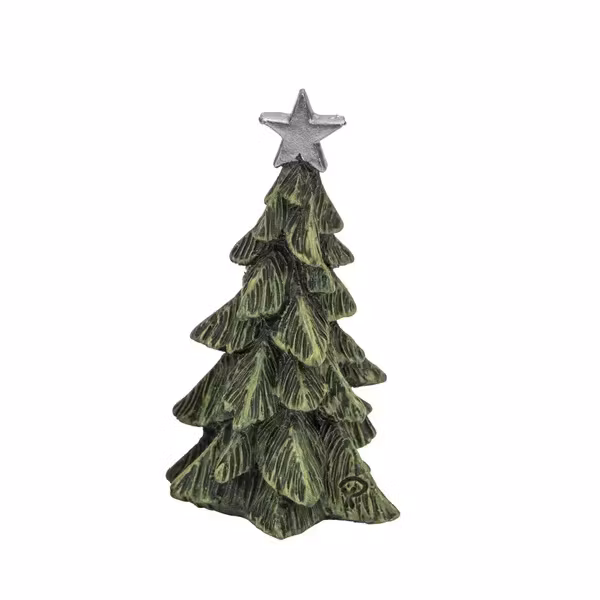 Julgran med stjärna