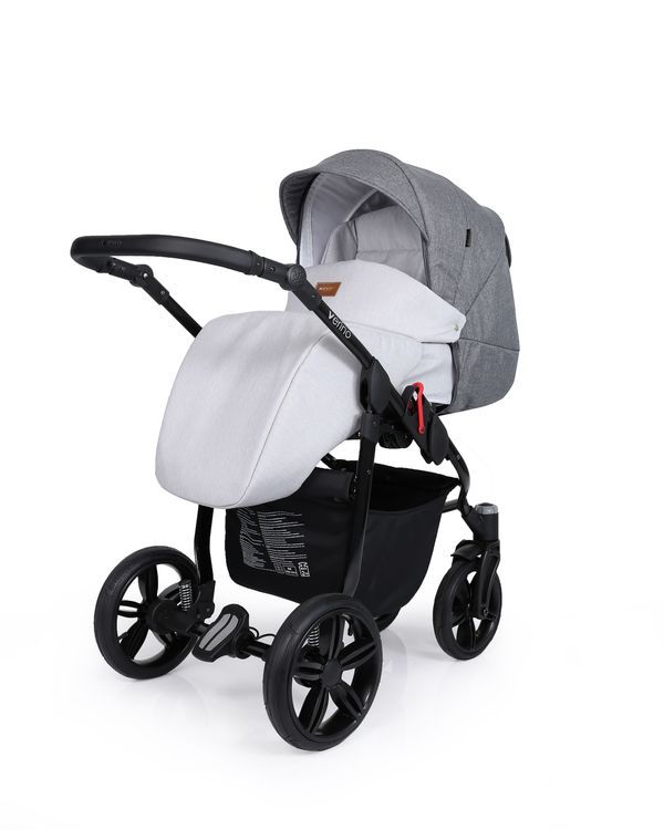 Barnvagn,Liggdel + Bilbarnstol + Sittdel - 3in1 Verino
