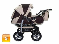 Barnvagn,Liggdel + Bilbarnstol + Babylift - 3in1 KAMIL