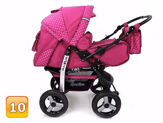 Barnvagn,Liggdel + Bilbarnstol + Babylift - 3in1 KAMIL