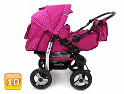 Barnvagn,Liggdel + Bilbarnstol + Babylift - 3in1 KAMIL