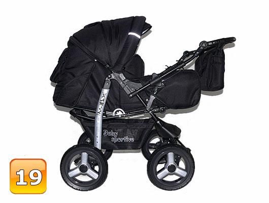 Barnvagn,Liggdel + Bilbarnstol + Babylift - 3in1 KAMIL