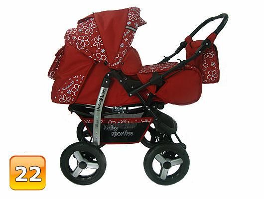 Barnvagn,Liggdel + Bilbarnstol + Babylift - 3in1 KAMIL