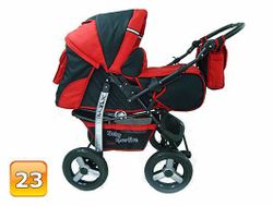 Barnvagn,Liggdel + Bilbarnstol + Babylift - 3in1 KAMIL