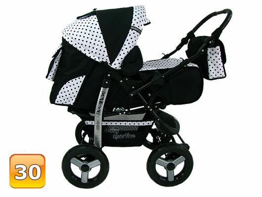 Barnvagn,Liggdel + Bilbarnstol + Babylift - 3in1 KAMIL