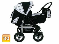 Barnvagn,Liggdel + Bilbarnstol + Babylift - 3in1 KAMIL