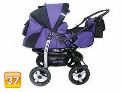 Barnvagn,Liggdel + Bilbarnstol + Babylift - 3in1 KAMIL