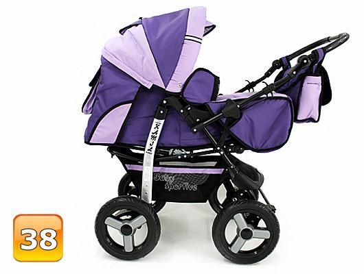 Barnvagn,Liggdel + Bilbarnstol + Babylift - 3in1 KAMIL