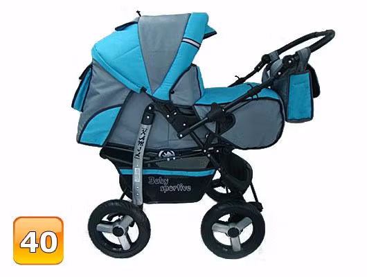 Barnvagn,Liggdel + Bilbarnstol + Babylift - 3in1 KAMIL