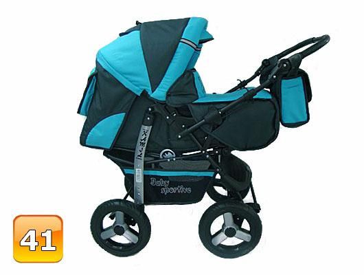 Barnvagn,Liggdel + Bilbarnstol + Babylift - 3in1 KAMIL