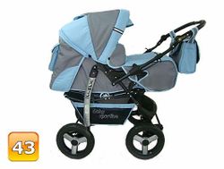 Barnvagn,Liggdel + Bilbarnstol + Babylift - 3in1 KAMIL