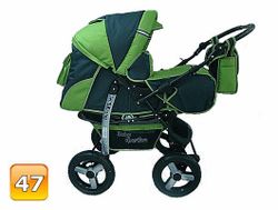 Barnvagn,Liggdel + Bilbarnstol + Babylift - 3in1 KAMIL