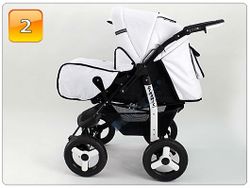 Barnvagn,Liggdel + Sittdel + Bilbarnstol + Babylift - 4in1 DYNAMIC