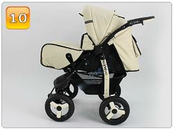 Barnvagn,Liggdel + Sittdel + Bilbarnstol + Babylift - 4in1 DYNAMIC