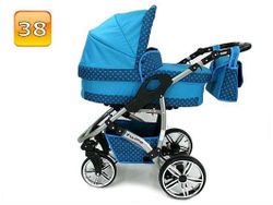 Barnvagn,Liggdel + Bilbarnstol + Sittdel - 3in1 TWING
