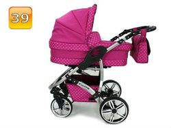 Barnvagn,Liggdel + Bilbarnstol + Sittdel - 3in1 TWING