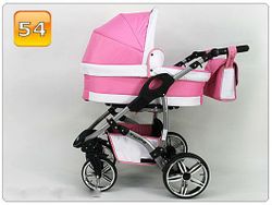 Barnvagn,Liggdel + Bilbarnstol + Sittdel - 3in1 TWING