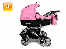 Barnvagn,Liggdel + Bilbarnstol + Sittdel - 3in1 ALLIVIO