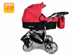 Barnvagn,Liggdel + Bilbarnstol + Sittdel - 3in1 ALLIVIO