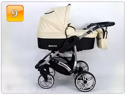 Barnvagn,Liggdel + Bilbarnstol + Sittdel - 3in1 ALLIVIO