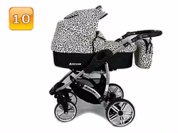 Barnvagn,Liggdel + Bilbarnstol + Sittdel - 3in1 ALLIVIO