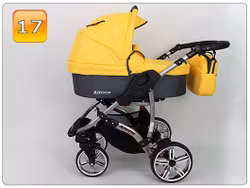 Barnvagn,Liggdel + Bilbarnstol + Sittdel - 3in1 ALLIVIO