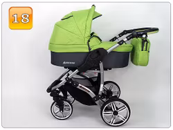Barnvagn,Liggdel + Bilbarnstol + Sittdel - 3in1 ALLIVIO