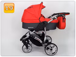 Barnvagn,Liggdel + Bilbarnstol + Sittdel - 3in1 ALLIVIO