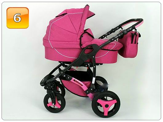 Barnvagn,Liggdel + Bilbarnstol + Sittdel - 3in1 ALLIVIO II