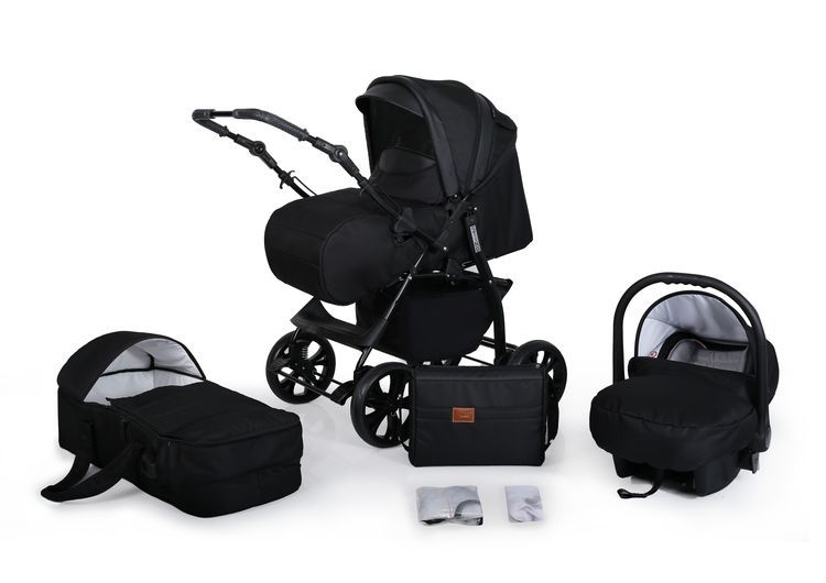 Barnvagn,Liggdel + Bilbarnstol + Sittdel - 3in1 Sting