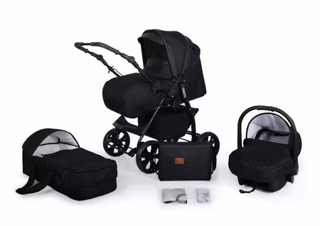 Barnvagn,Liggdel + Bilbarnstol + Sittdel - 3in1 Sting