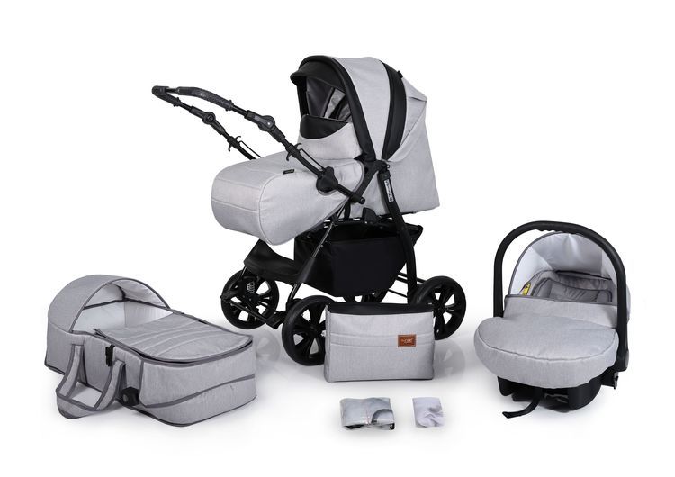 Barnvagn,Liggdel + Bilbarnstol + Sittdel - 3in1 Sting