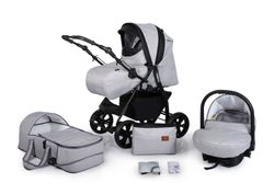 Barnvagn,Liggdel + Bilbarnstol + Sittdel - 3in1 Sting