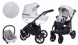 Barnvagn,Liggdel + Bilbarnstol + Sittdel - 3in1 Master