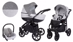 Barnvagn,Liggdel + Bilbarnstol + Sittdel - 3in1 Master