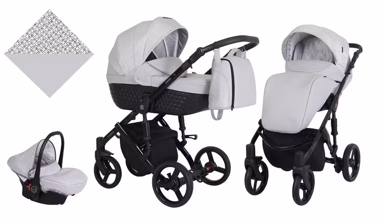 Barnvagn,Liggdel + Bilbarnstol + Sittdel - 3in1 Tiaro
