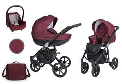 Barnvagn,Liggdel + Bilbarnstol + Sittdel - 3in1 Mila