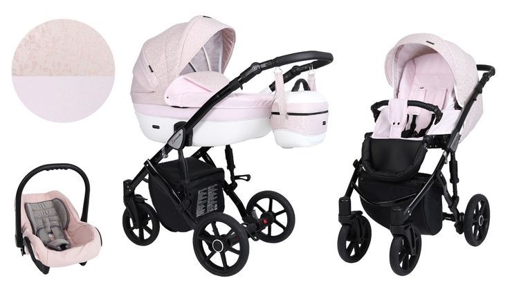 Barnvagn,Liggdel + Bilbarnstol + Sittdel - 3in1 Lavado