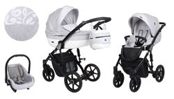 Barnvagn,Liggdel + Bilbarnstol + Sittdel - 3in1 Lavado
