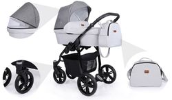Barnvagn,Liggdel + Bilbarnstol + Sittdel - 3in1 Verino