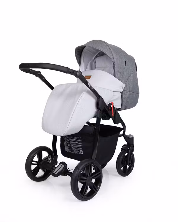 Barnvagn,Liggdel + Bilbarnstol + Sittdel - 3in1 Verino