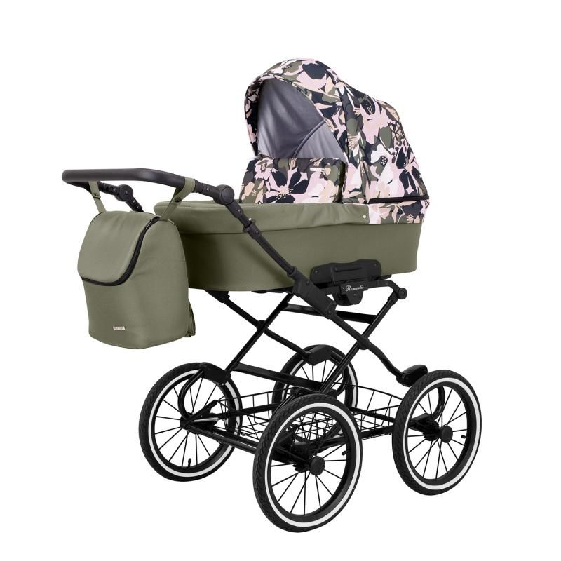 Barnvagn,Liggdel + Bilbarnstol + Sittdel - 3in1 Romantic