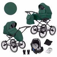 Barnvagn,Liggdel + Bilbarnstol + Sittdel - 3in1 Romantic
