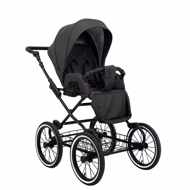 Barnvagn,Liggdel + Bilbarnstol + Sittdel - 3in1 Romantic