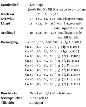 Barnkofta 91148