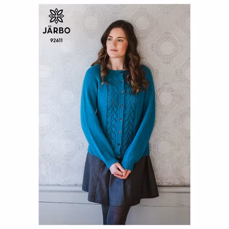 92611 Höstanemon - damkofta med spetsmönster